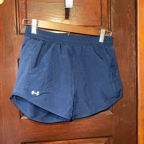 Navy Under Armour Shorts - Picture 1 of 4